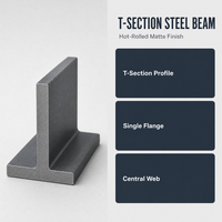 Poutre en T ASTM A106/A53/A36 Q235B Q345B Q355B – Profilé métallique structurel pour charpente de bâtiment et fabrication