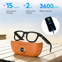 Lunettes Intelligentes IA X01 Ultra 800MP avec Reconnaissance d'Image, Traduction, Activation Vocale, Lecture Musicale et Étui de Recharge