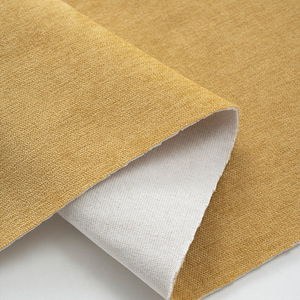 Tela de Poliéster con Textura de Lino, Color Sólido, Tejido para Tapicería de Sofás y Cortinas - Product Image 6
