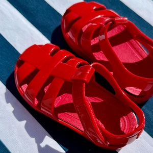 Sandali Personalizzati Rapidi per Bambina, Scarpe Gladiator <span class=keywords><strong>Rosse</strong></span> Natalizie per Bambini, Piccoli Sandali Jelly da Pescatore OEM per Neonati - Product Image 3