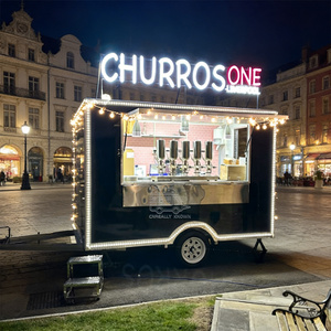 Remorque à pizza carrée certifiée CE, homologuée DOT, entièrement équipée pour four à bois, barbecue, hamburgers, camion de restauration rapide - Product Image 2