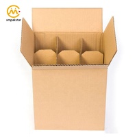 Emballage en Carton de bière personnalisé avec Logo imprimé, boîte à vin en Carton de 6 bouteilles
