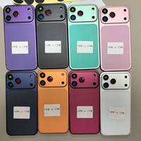 Coque de téléphone portable en aluminium de haute qualité style professionnel DIY pour 14 ProMax-17 ProMax 14PM-17PM