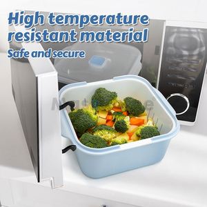 Masthome Safety and Health Microwaveable Food Container Microwavable <b>Plastic</b> Lunch <b>Box</b> - Product Image 5