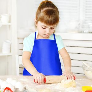 Tabliers de cuisine unis pour femmes avec 2 poches, tablier de chef professionnel avec logo personnalisé pour cuisine, restaurant, peinture, dessin, barbecue - Product Image 4