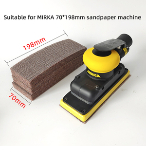 198mm vuông lưới chà nhám đĩa độ cứng cao ướt hoặc khô Mài giấy nhám cho sơn xe cho mirka tùy chỉnh OEM hỗ trợ - Product Image 4