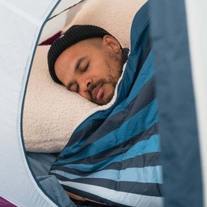Multifunctional Four-In-One Polyester Sherpa Quilted Outdoor Foldable Storage Pillow Camping <b>Blanket</b> - Product Image 5
