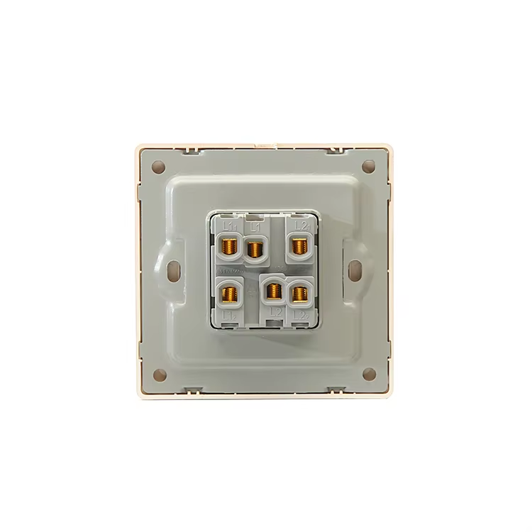 VNX Wholesaler Price 2Gang 1Way 2Way Multiple Colors UK Standard Household Appliances Safety Electrical Wall Switches