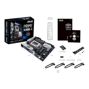 Placa Base para Estación de Trabajo AMD PRIME X399-A de Asu para <span class=keywords><strong>CPU</strong></span> AMD Ryzen Threadripper de 1.ª y 2.ª Generación, Placa Base AMD X399 EATX - Product Image 6
