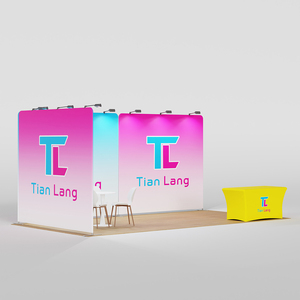 <span class=keywords><strong>3x3</strong></span> M nhanh chóng thiết lập hợp kim nhôm ống triển lãm gian hàng đứng 10x10 ft xách tay tiêu chuẩn triển lãm thương mại gian hàng hiển thị quảng cáo - Product Image 6