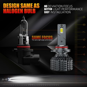 EURS Nouveau 9005 HB3 HB4 9012 H1 H3 H8 H11 H13 9007 H7 LED Phare de voiture double tube en cuivre 10000LM 90W IP65 6000K Blanc 12V-24V - Product Image 5
