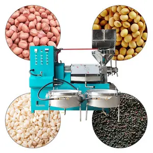screw automatic cold press sunflower sesame coconut olive oil press machine for commercial use squeeze pressing strips