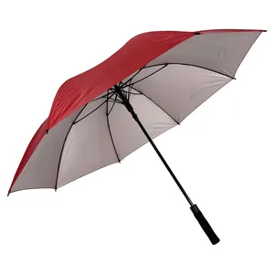 奥维达高尔夫伞全玻璃纤维框架标志定制布艺伞促销伞