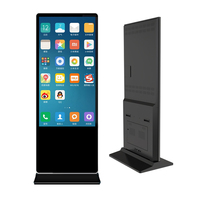 Freistehende 43 Zoll Android Wifi Control Lcd TV-Bildschirme Kiosk Stand Alone Werbung Display Indoor Monitor Kiosk