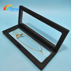Caja de Plástico para Reloj con Ventana Transparente, Directo de Fábrica, Caja para Collar Largo con Ventana Transparente, Caja de Exhibición para Reloj Largo con Ventana Transparente - Product Image 5