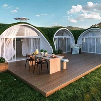 Villa préfabriquée pliable en FRP à prix compétitif avec design moderne et isolation thermique