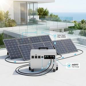 Générateur solaire H5000 5000W, station d'alimentation à batterie 5120Wh, mobile pour la maison, les situations d'urgence, le travail en extérieur, UPS - Product Image 4