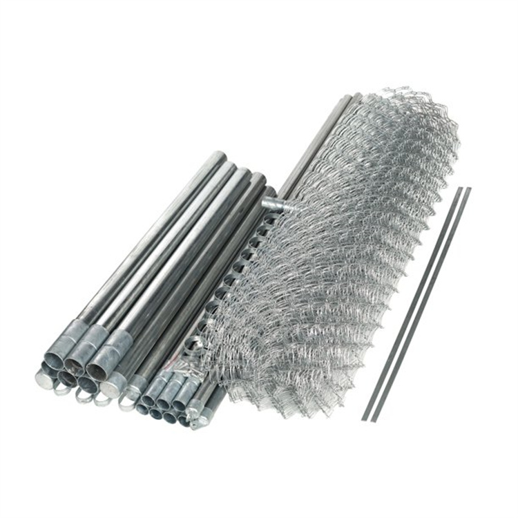 Industry Hot Dipped Galvanized Steel Chain Link Fence Fabric 4 X 50 Feet