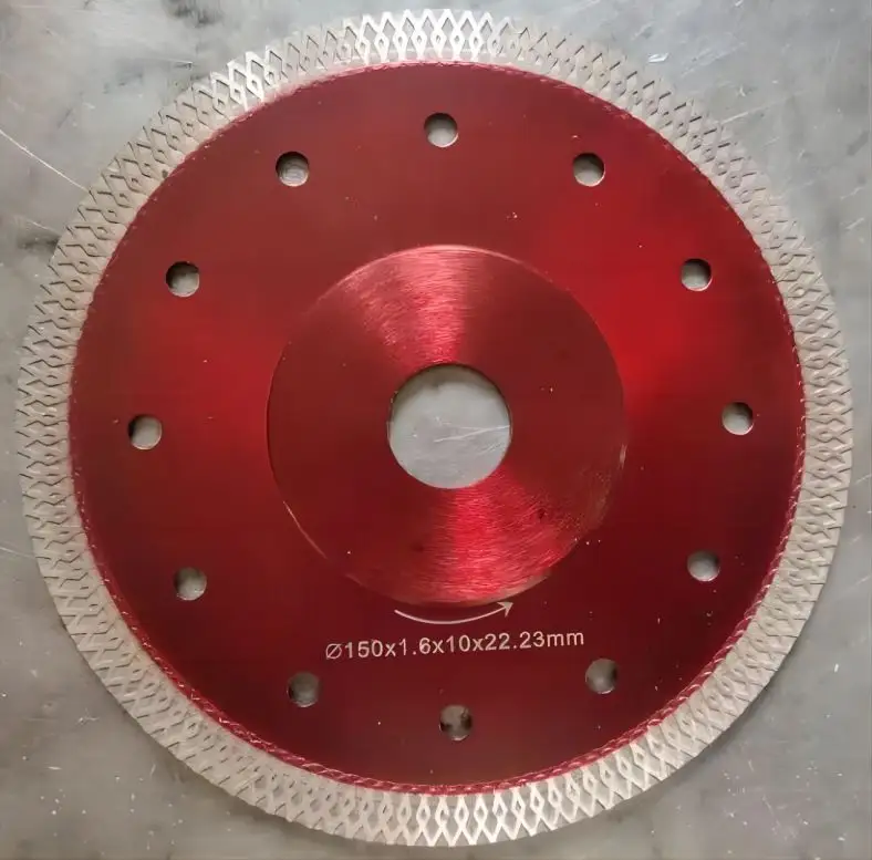 JOWIN 4.5 "disco da taglio diamantato a secco o a umido con lama per sega circolare turbo a maglia sinterizzata pressata a caldo per materiale duro