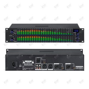 Égaliseur numérique OEM EIF EQ-312 DSP 31 bandes Hi-Fi avec transformateur carré pour studio d'enregistrement et home cinéma - Product Image 5