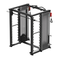 Usine directe commerciale Fitness câble Crossover Machine entraîneur fonctionnel 3D Smith Machine Station multifonction