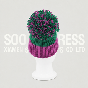 Chapeau <span class=keywords><strong>en</strong></span> <span class=keywords><strong>laine</strong></span> d'Islande personnalisé Soochic Dress Premium, tricoté avec un grand <span class=keywords><strong>pompon</strong></span>, bicolore, <span class=keywords><strong>pour</strong></span> garder au chaud <span class=keywords><strong>en</strong></span> hiver, unisexe - Product Image 6