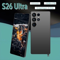 Smartphones S25 Ultra et S26 Ultra 16 Go + 1 To 5G Double SIM Téléphone Portable Caméra Arrière 108MP Deca Core Espagnol Anglais LTE CDMA