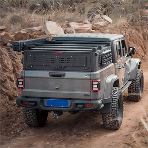 Modificare rinforzare impermeabile Pickup nero baldacchino Tonneau coprivolante posteriore aggiornato kit di copertura del pick-up per Jeep Gladiator JT - Product Image 6