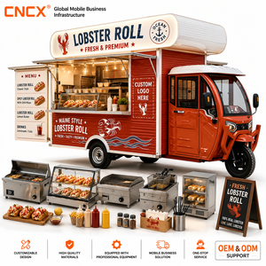Rollos de Langosta Fresca de Maine Servidos Directamente de un Camión de Comida con Remolque de Acero Inoxidable de Primera Calidad para Uso en Exteriores - Product Image 1