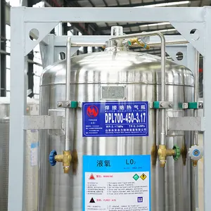 Cilindros criogênicos de gás do tanque de nitrogênio líquido da china para venda