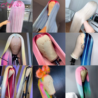 Perruques Full Lace Wig cheveux naturels, perruques full Lace Wig Transparent HD, longues, 30 pouces, suisse, colle pour perruque Full Lace Wig, lot, vente en gros