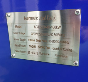 पोर्टेबल एसी 220v/440v 100kw दोहरी वोल्टेज लोड बैंक त्वरित सॉकेट के साथ - Product Image 5