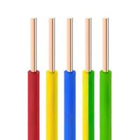 H07V-U 1,5mm 2,5mm 4mm 6mm 10mm 16mm Größe PVC-Isolierte Einadrige Kupferleiter Elektrische Kabel für Bauarbeiten