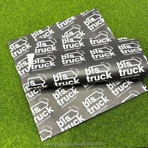 Papier d'emballage pour beurre biodégradable résistant à la graisse imprimé sur mesure, emballage en cire pour sandwichs, hamburgers et aliments - Product Image 2