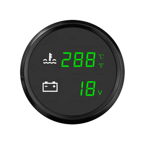 Nuevo Medidor de Temperatura de Agua 2 en 1 de Doble Indicador 9-32V para Autos, Camiones y Embarcaciones - Product Image 3