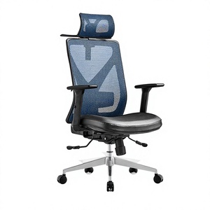 Wholesale <b>Ergonomic</b> Modern Executive Lift <b>Chair</b> Adjustable Height Chrome Base- 2D Headrest 3D Armrests Swivel School Living Room - Product Image 4