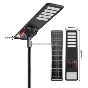<span class=keywords><strong>Lampadaire</strong></span> solaire tout-en-un IP66 avec panneau solaire intégré 100W-200W, module LED, batterie LiFePO4 - Product Image 2