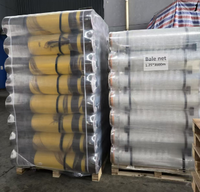 Filet de paillage agricole en HDPE 64*8000 pour foin, herbe et luzerne, pour ensilage, ensilage de paille, ensilage de foin, ensilage rond, ensilage tricoté, ensilage coupé