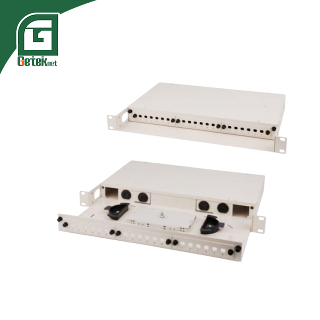 GETEKnet OEM ODM 24/72/96 Port 1U LC/SC Connector GPON EPON Fiber Patch Panel ODF Optical Digital Distribution Frame
