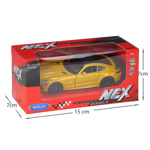 BobbieGoods WELLY 1:36 <span class=keywords><strong>Mercedes</strong></span>-<span class=keywords><strong>AMG</strong></span> GT R Modellino Auto in Plastica e Lega con Funzione Pull-Back, Veicolo Simulato da Esposizione, Regalo <span class=keywords><strong>Giocattolo</strong></span> - Product Image 1