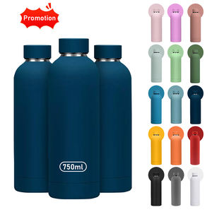 Botella de Agua Deportiva Personalizada Topnovo, a Prueba de Fugas, de Acero Inoxidable Mate, con Boquilla Pequeña - Product Image 1