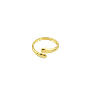 2026 Exquisite Simple Design Stainless Steel Water Drop Shaped <b>Ring</b> Simple Style Unisex's Geometric <b>Rings</b> Fashion Jewelry - Product Image 5
