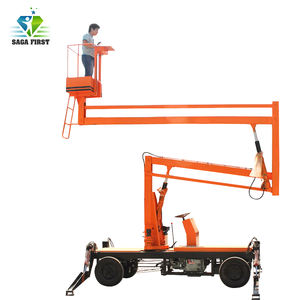 12 मीटर से 24 मीटर हवाई काम करने वाला ट्रेलर घुड़सवार इलेक्ट्रिक चेरी पिकर डीजल हाइड्रोलिक मैन लिफ्ट - Product Image 3