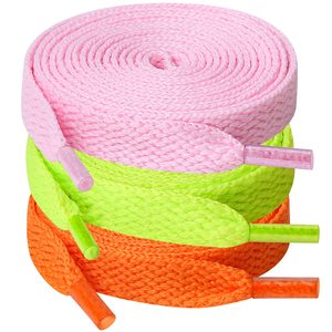 Cordones Planos de Poliéster VeloxSoles OEM con Puntas de Plástico, Diseño Personalizado con Estampado de Colores Arcoíris para Uso Deportivo y al Aire Libre - Pedidos al por Mayor - Product Image 5