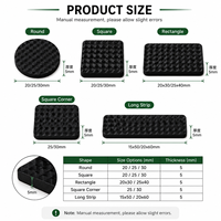 Patins de protection en mousse EVA épaissie de 10 mm, antichoc et adhésifs, pour claviers mécaniques