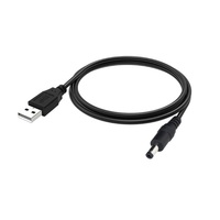 Kabel pengisi daya, 5.5x2.1mm Usb ke Dc 5,5 2.1mm adaptor Dc 5.5