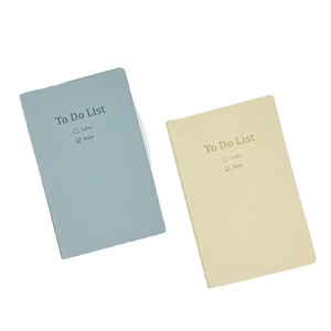 Lista de tareas Cubierta suave de PU A7 Cuaderno de cubierta dura de PU Logotipo personalizado Banda elástica Diario de bolsillo portátil - Product Image 1