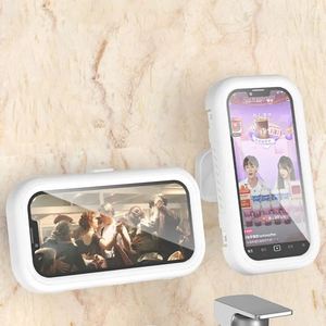 Support portable flexible en plastique pour télévision de salle de bain ou extérieure, étanche avec trou pour écran tactile, sans perçage, pour usage domestique - Product Image 1