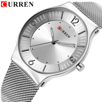 Montre à quartz pour femme CURREN 8304, bracelet en maille Vive, étanche, petite, minimaliste, décontractée