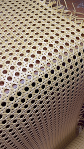 Rollo de Mimbre Sintético, Lámina de Mimbre Plástico Blanco para Reparación de Muebles, Tejido para Exteriores - Product Image 6